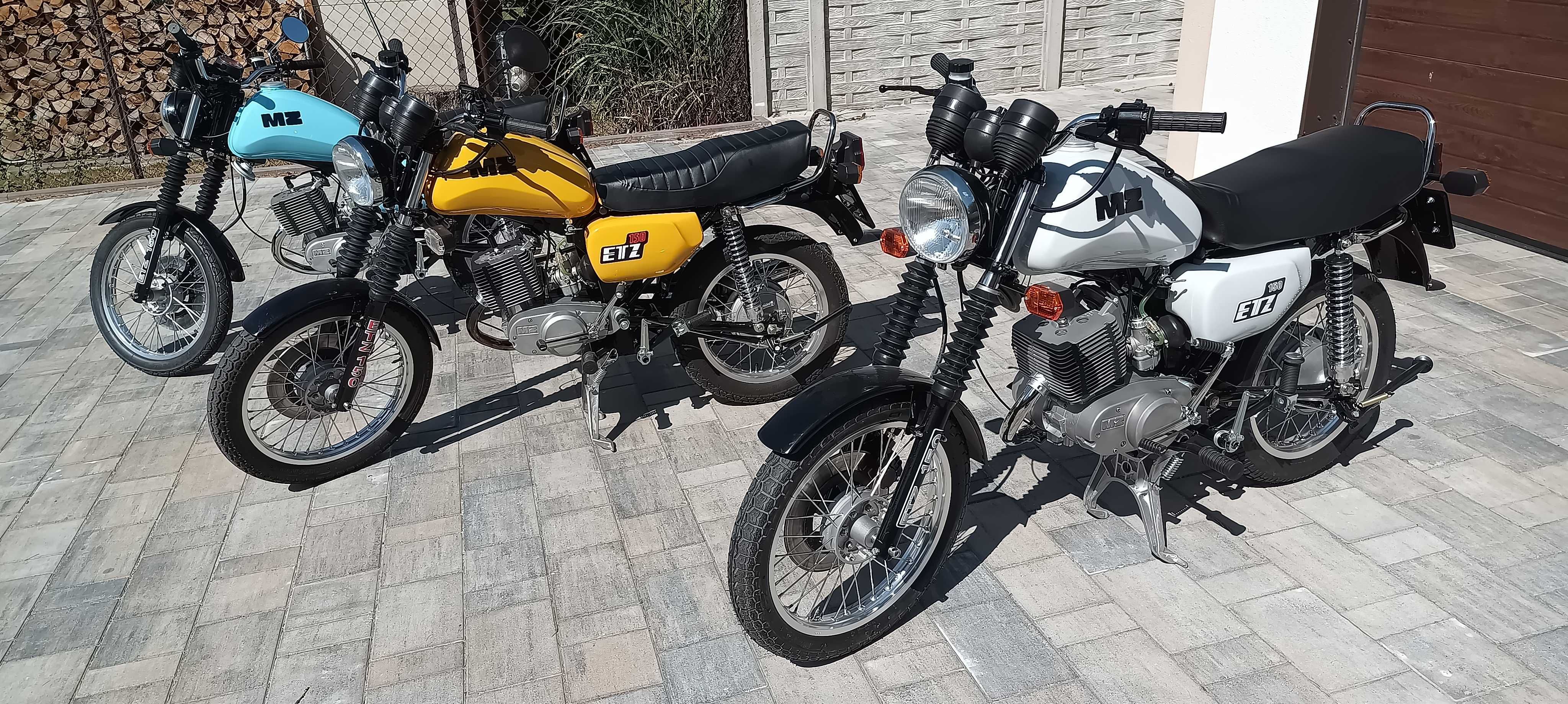 Motocykl MZ ETZ 150 jak nowy DDR po kapitalnej renowacji zarejestrowa