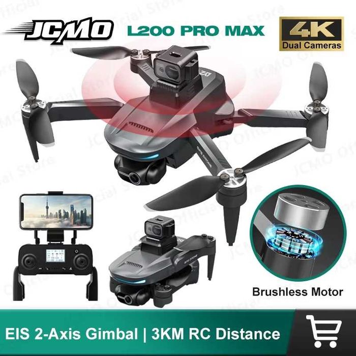 Drom L200 PRO MAX GPS 3 baterie 2-osiowy Gimbal unikanie przeszkód