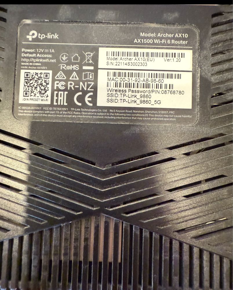 Роутер TP-Link Archer AX10