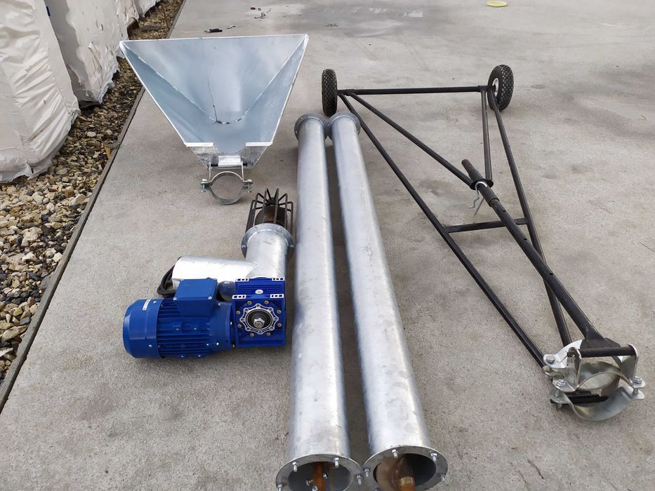 Kosz Wózek Do Żmijka Silnik Podajnik Zbożowy Ślimakowy