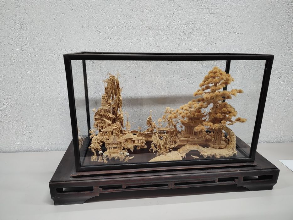 Diorama/akwarium z korka