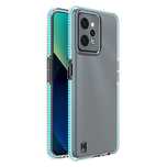 Spring Case etui Realme C31 silikonowy pokrowiec z ramką jasnoniebiesk