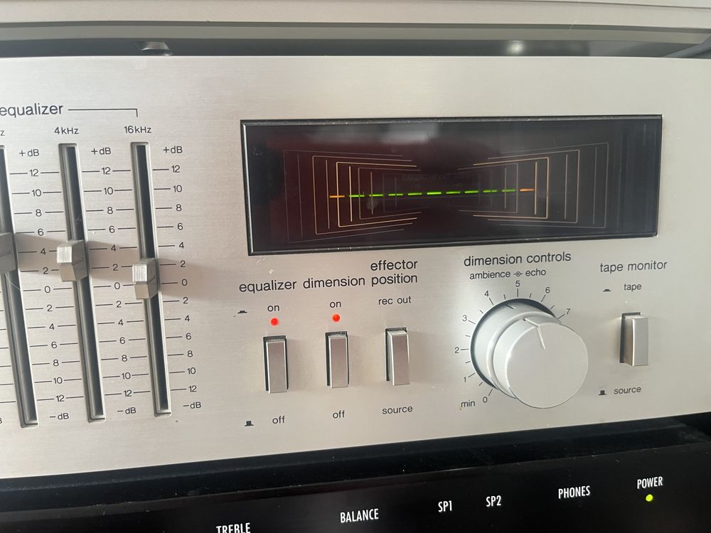 Zestaw Technics cd sl-p500 deck rs-m45 korektor sh-8030 + pilot sh-r52