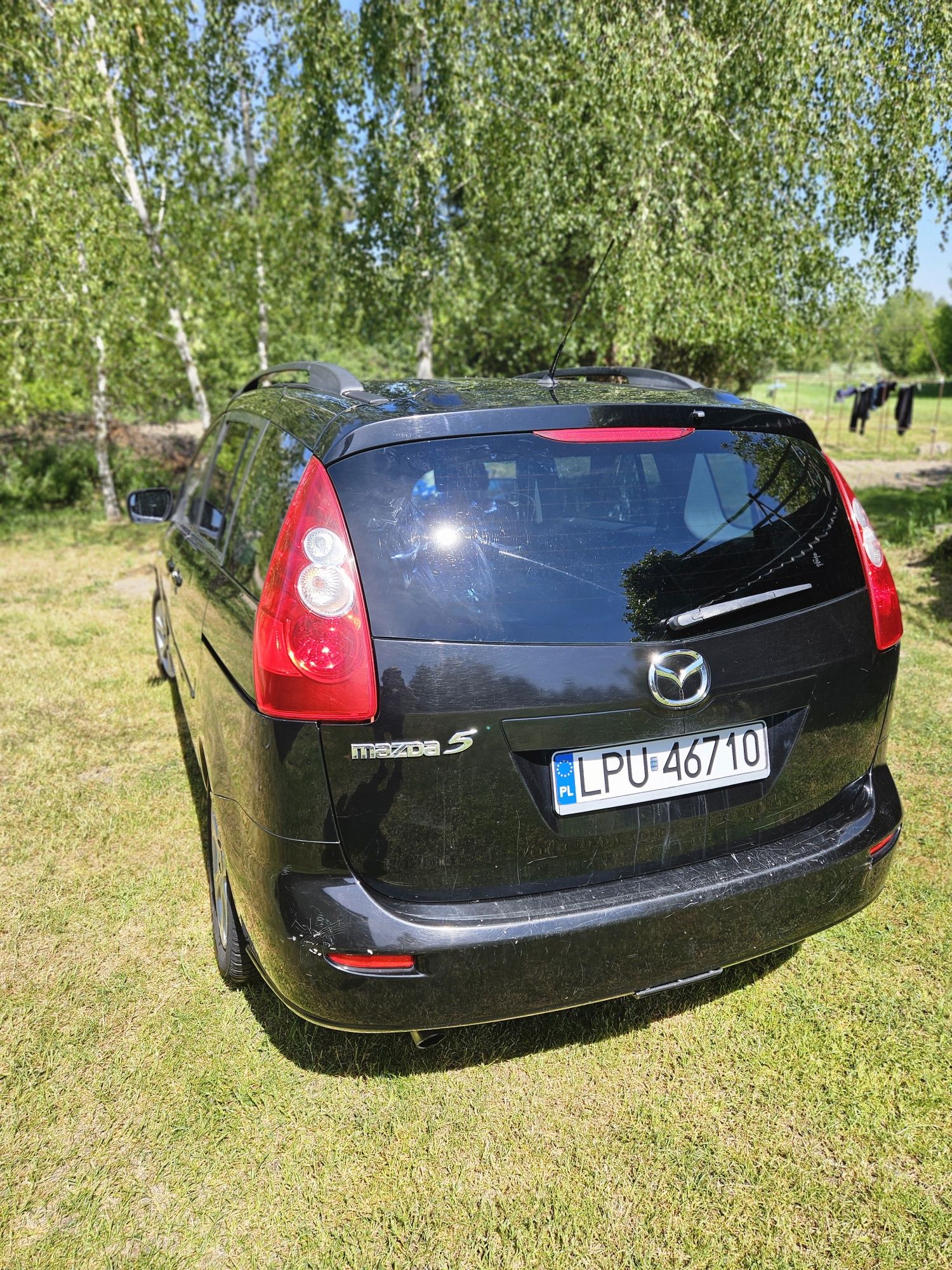 Mazda 5 uszkodzona