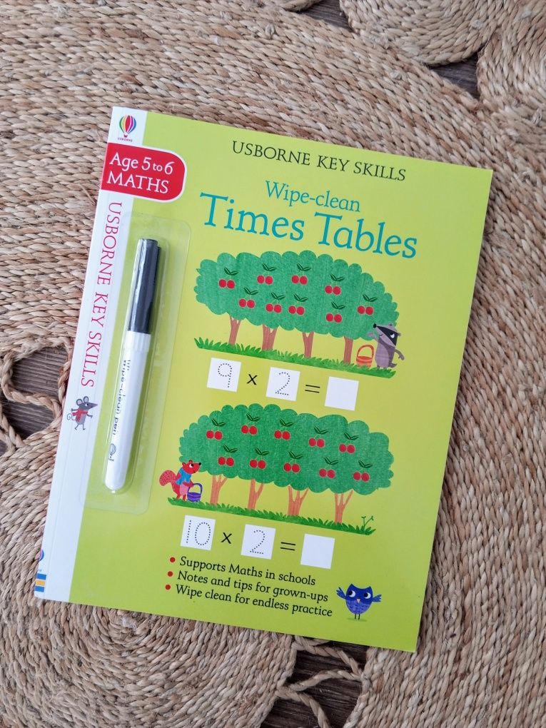 Wipe-clean Times Tables 5-6 - Usborne