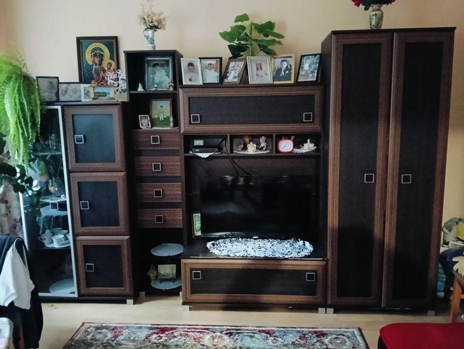 Mebel pokojowy w kolorze brązowym
