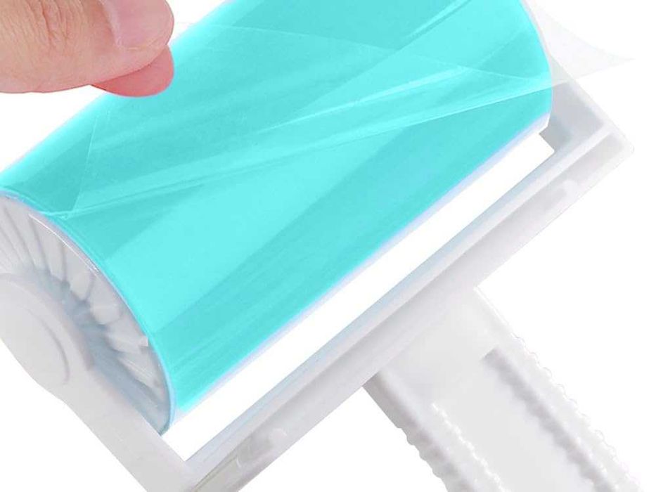 Silikonowy żelowy wałek rolka do czyszczenia usuwa sierść psa kota