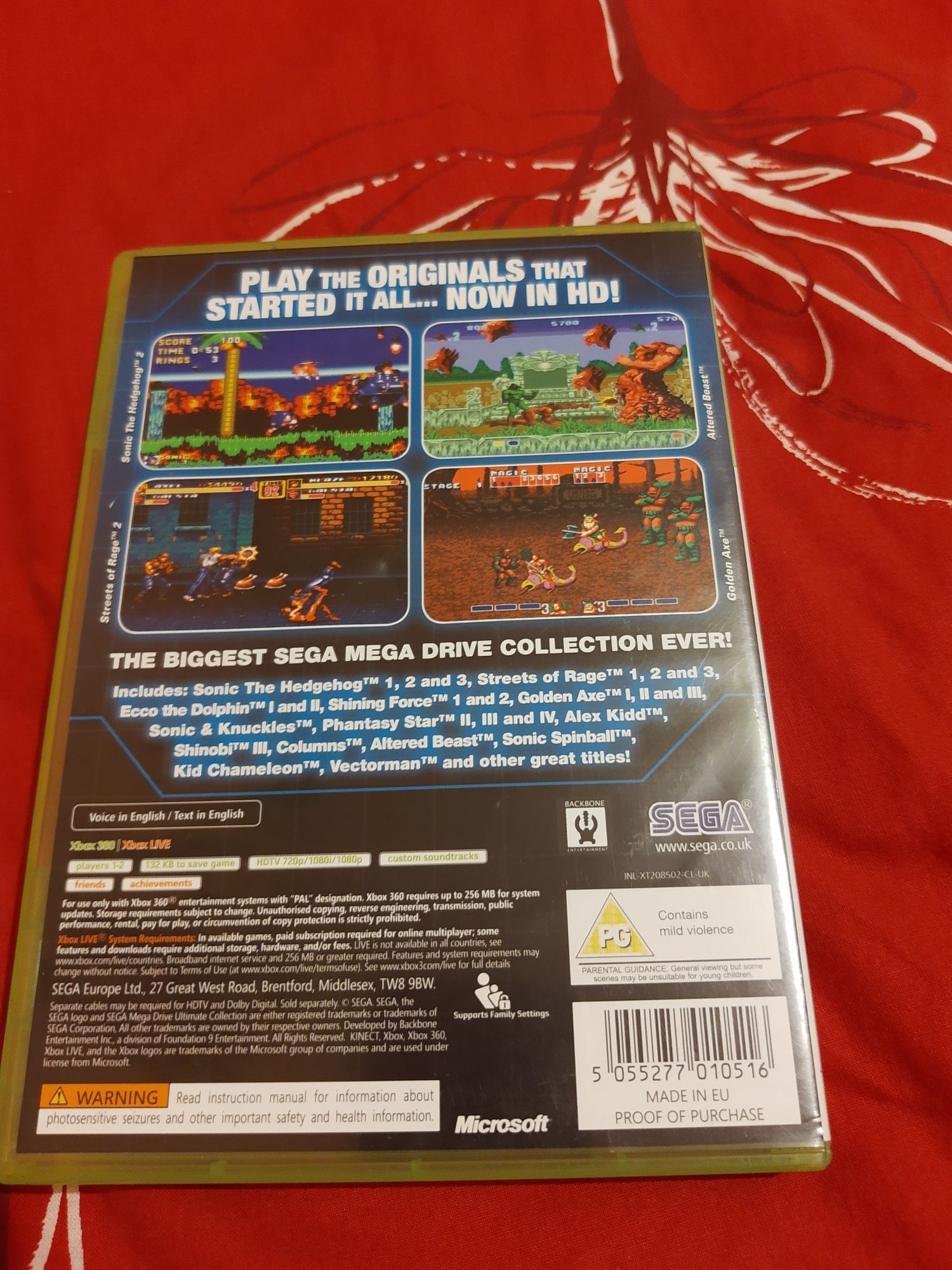 40 gier Xbox 360 Sega Mega Drive Ultimate Collection