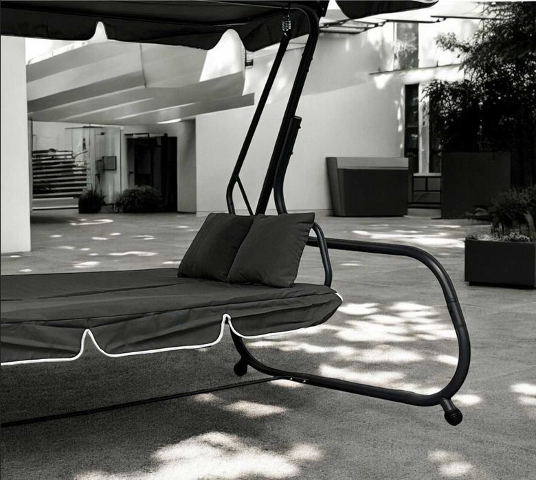 Huśtawka ogrodowa / 3 kolory / Bujana i wolnostojąca / 3 osobowa