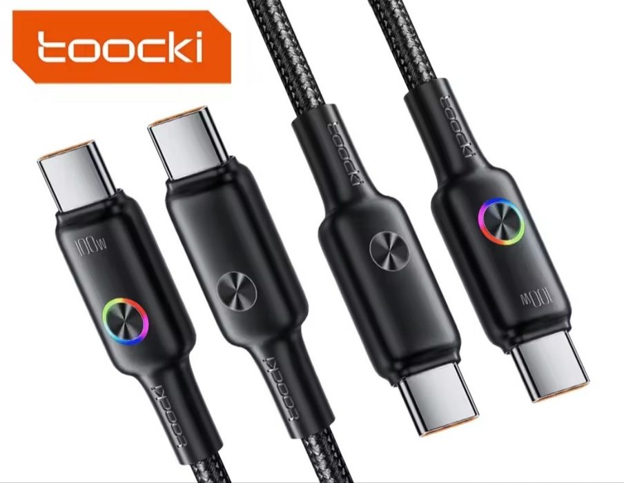 Кабель зарядки Toocki 100W длина  1,8m