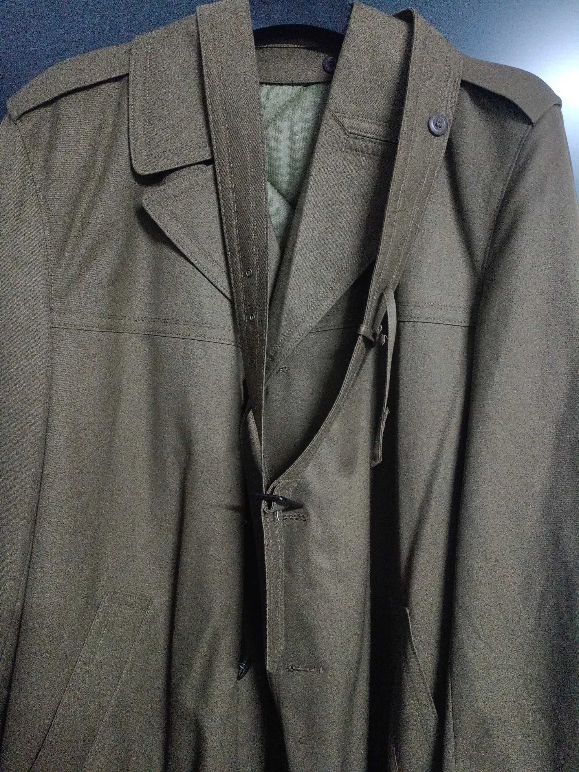 nowy oryginalny płaszcz letni oficerski wojsk lądowych