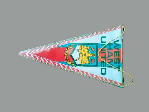 Proporczyk Klub piłkarski WEST HAM 21,5 cm 13 cm