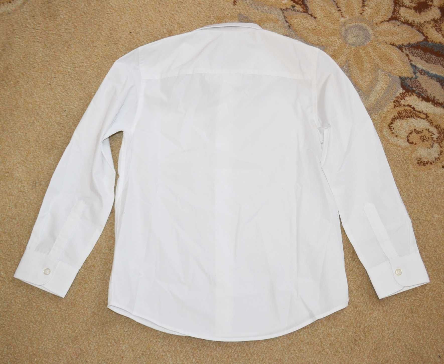 Рубашка белая школьная F&F р. 7-8 лет 128 см