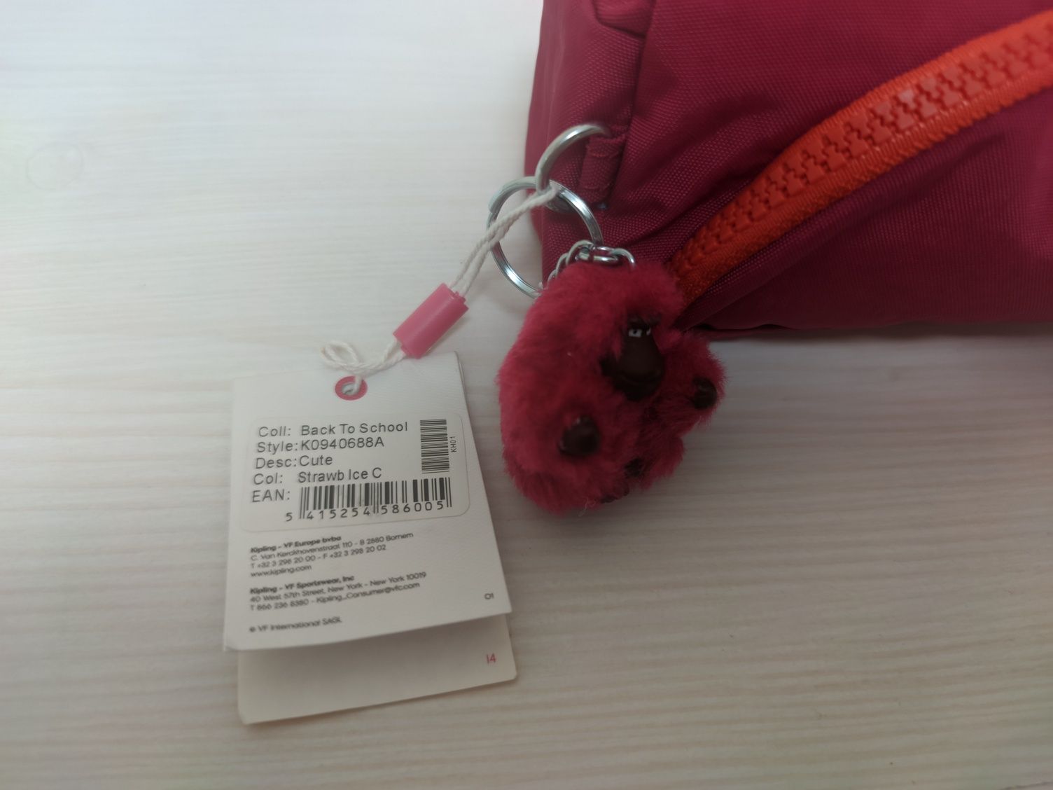 Kipling Gitroy Strawberry Ice C
Пенал с обезьянкой Kipling бибизянка