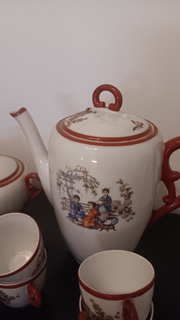 Serviço de café porcelana louça chinesa