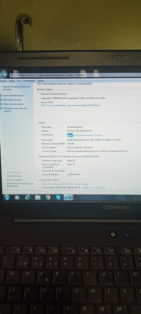 Compaq tamanho medio urgente