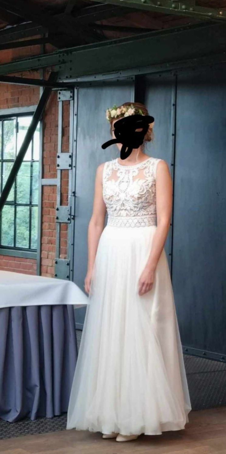 Suknia ślubna boho pranie w cenie