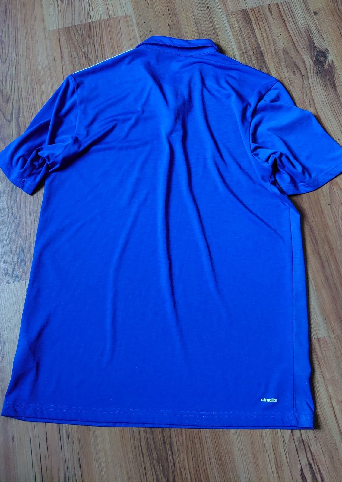 Niebieska koszulka krykietowa Adidas England Waitrose 2015 rozmiar M U