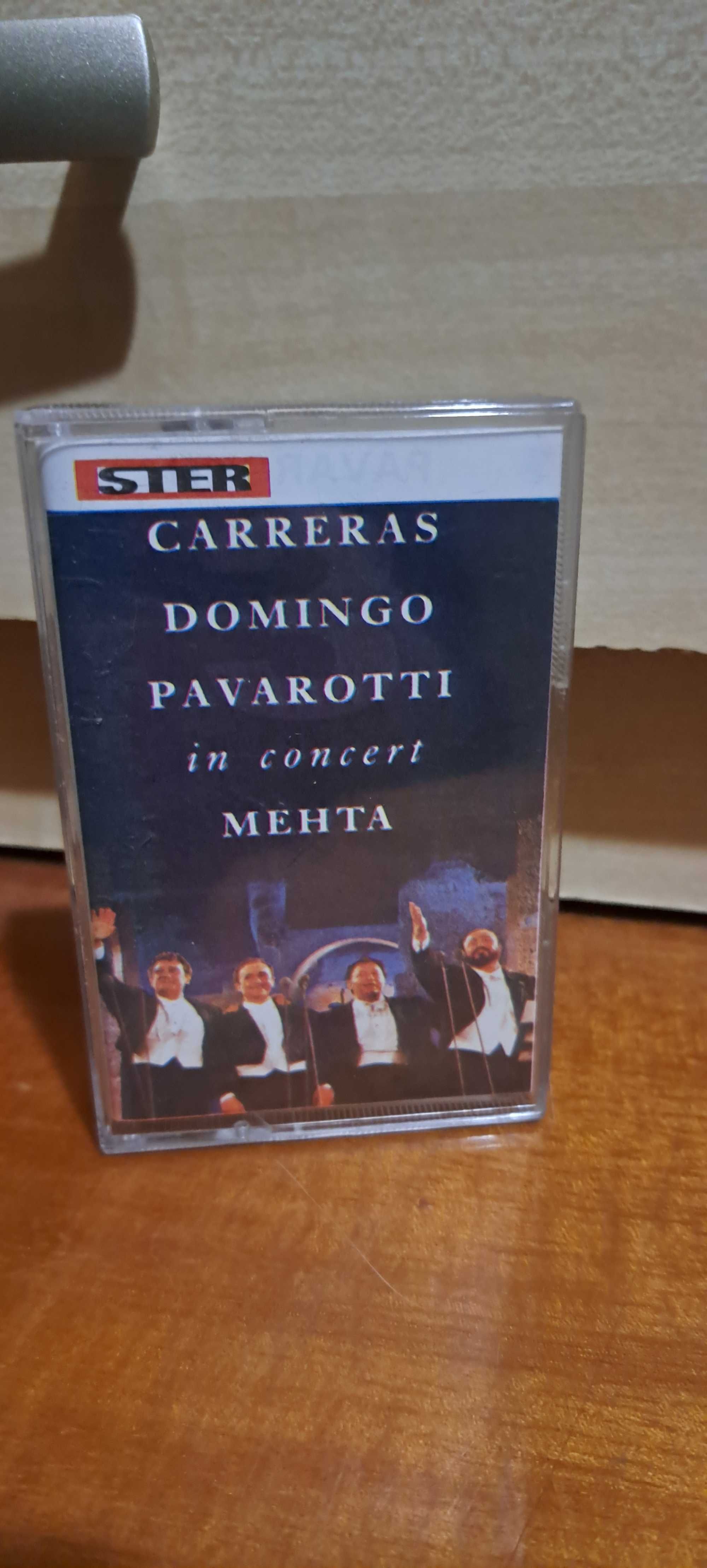 Carreras Domingo Pavarotti 3 słynnych tenorów Mehta  kaseta audio