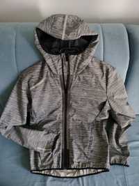 Kurtka przeciwdeszczowa Jacket rain run night Grey Decathlon