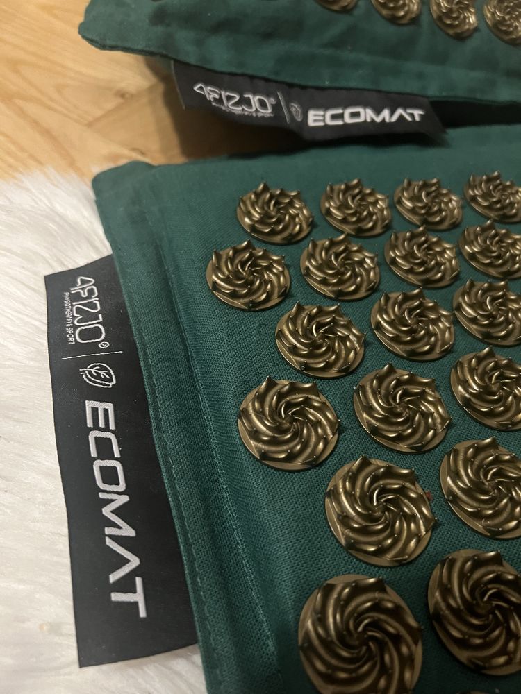 Mata do akupresury z iglami  len luski gryki poduszka 4fizjo eco