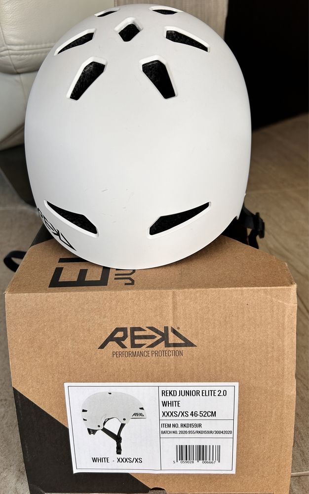 Kask Rekd Elite 2.0 xxxs/xs biały 46-52 cm deskorolka hulajnoga rower