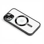 Plecki Etui do Iphone 13/14/15 Plus Pro Max Magsafe Case Obudowa Czarn