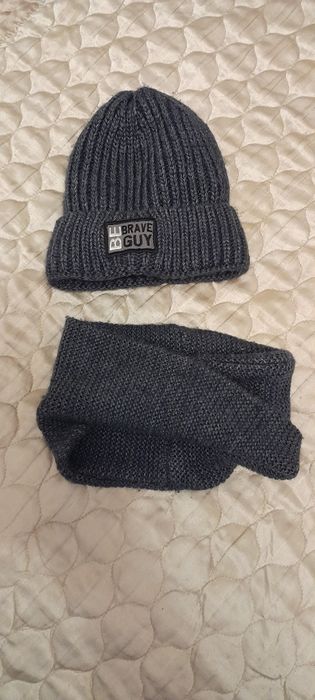 Шапка і баф зимовий на хлопчика 4-5 р.