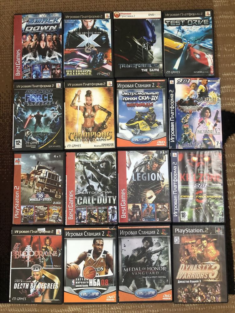 Продам ігри на PlayStation 2