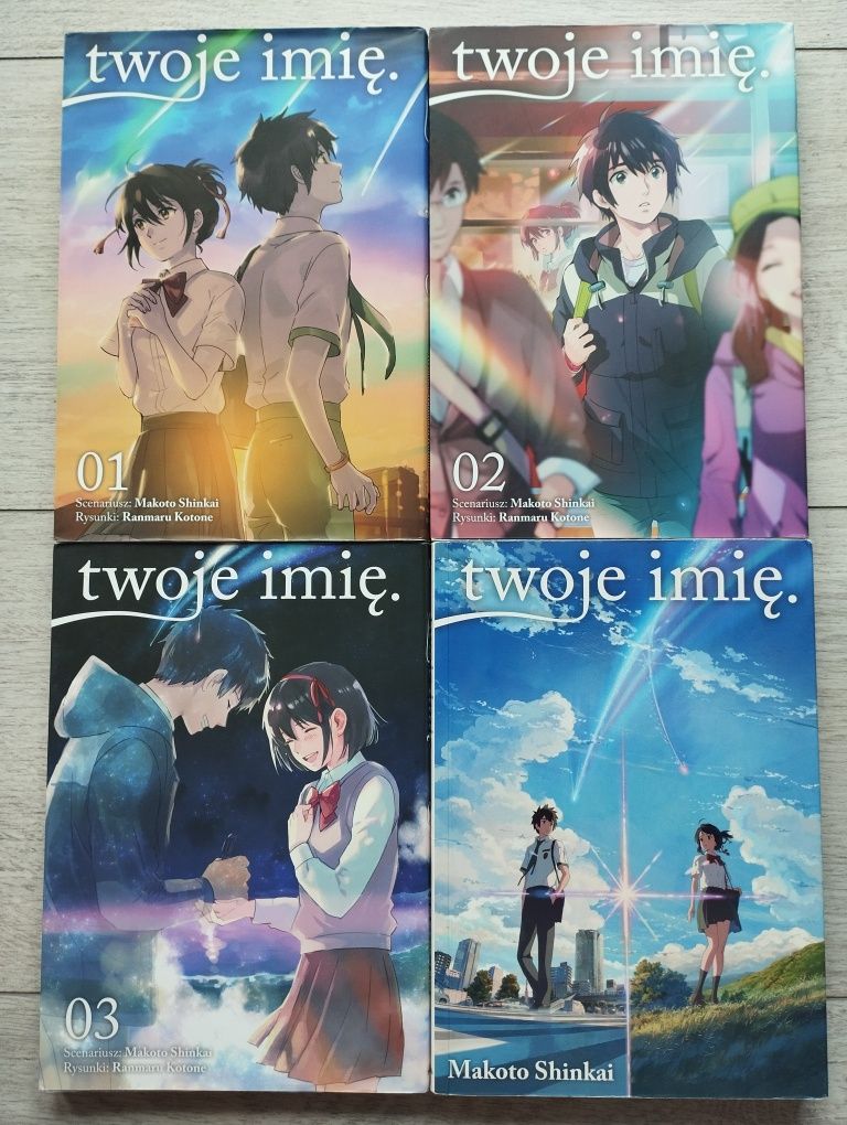 Twoje imię tomy 1-3 + LN