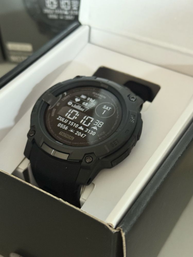 Смарт-годинник Garmin Instinct 3 50 mm Solar Tactical Edition Black