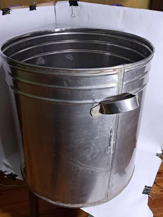Каструля,  СССР,  Нержавейка, 65 литров,  выварка