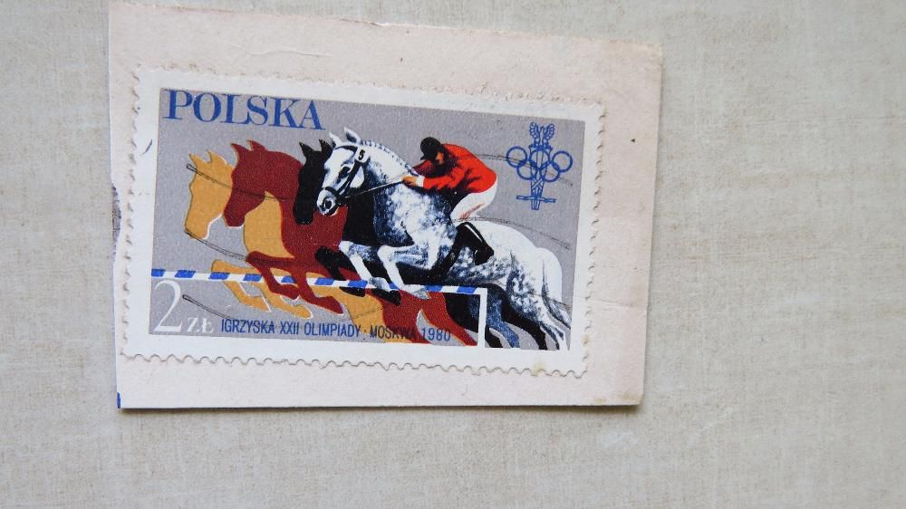 znaczek pocztowy igrzyska XXII olimpiada Moskwa 1980,