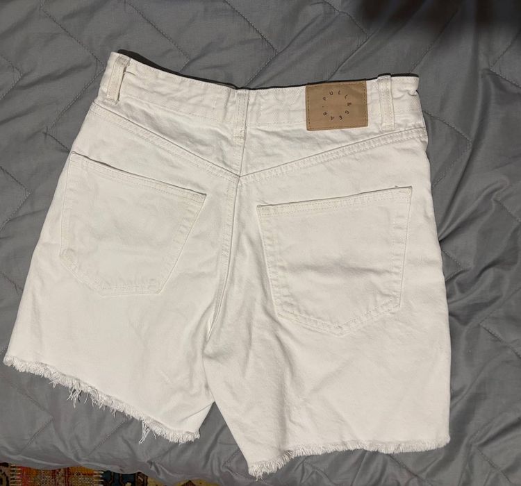Шорти джинсові білі