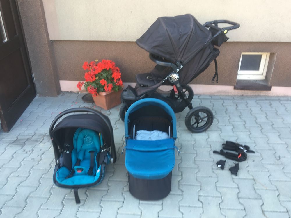 Baby jogger elite wózek spacerowy, gondola i fotelik kiddy evolition