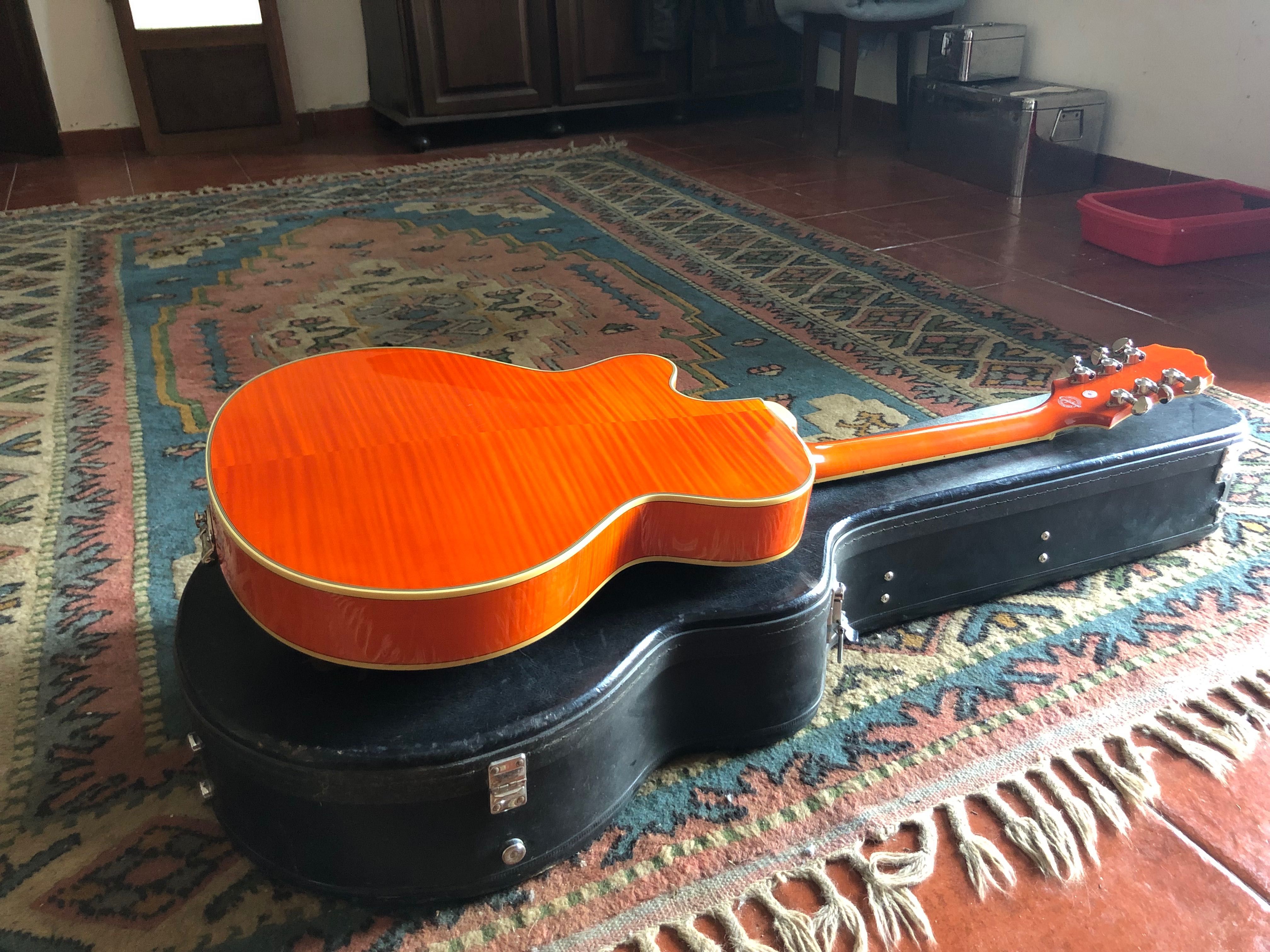 Epiphone Emperor Swingster Orange Sunrise