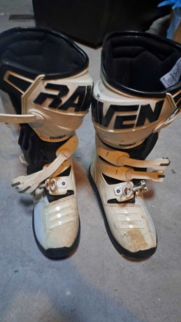 Buty cross / enduro Raven Combat 42 białe