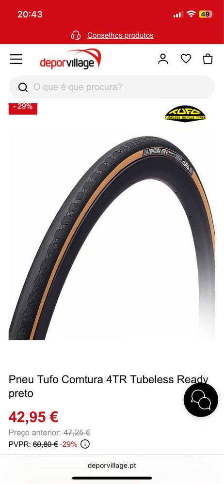 Pneu estrada 700x 25