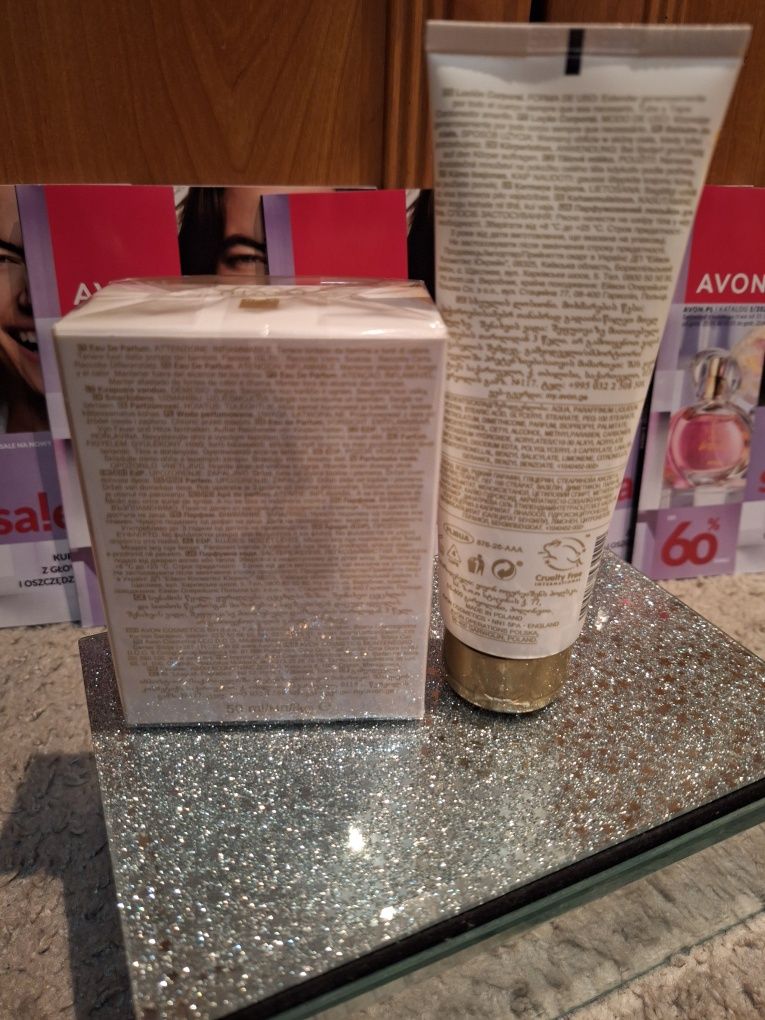 Zestaw woda perfumowana i balsam do ciała Love U Together Avon