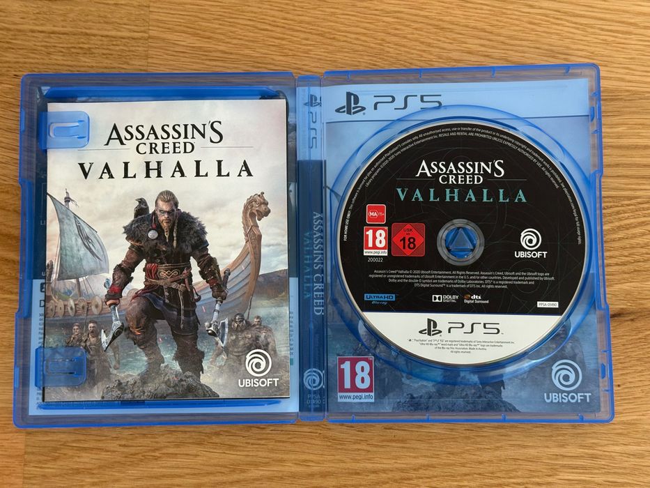 Assassin’s Creed Valhalla (PS5) – Completo e em excelente estado