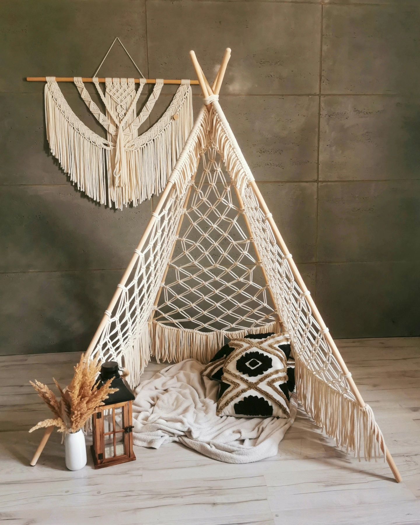 Namiot tipi makrama 180 cm