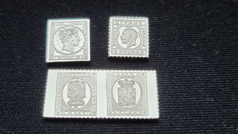 Srebrne monety/znaczki dla filatelistów/numizmatów