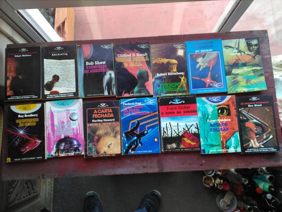 Livros antigos de Ficcao,policial,aventura,espionagem