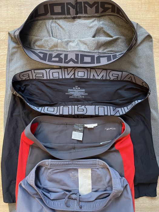 Компрессионные шорты Nike Dri-Fit и Under Armour