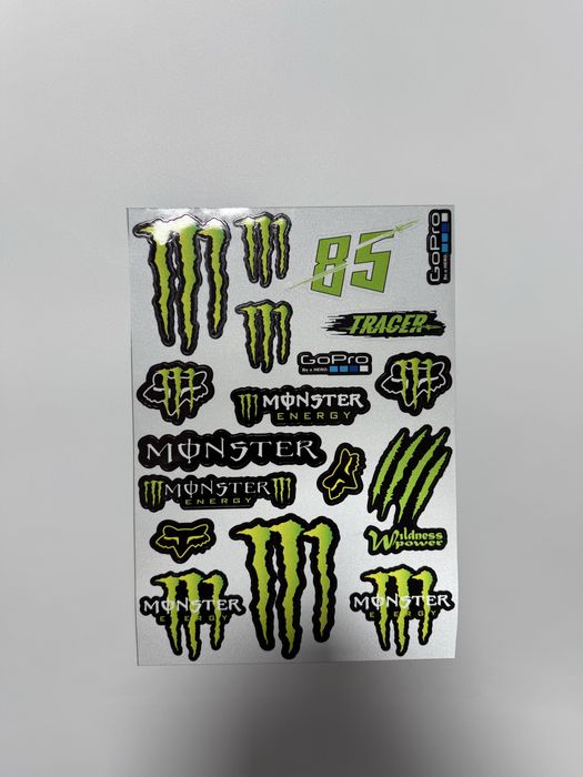 Наліпки Monster на мотоцикл