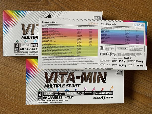 Olimp Vita-MIN Multiple Sport Mega Caps 60 kapsułek MOCNE!