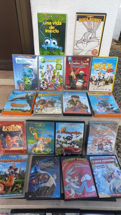 27 DVD'S filmes infantis e juvenis