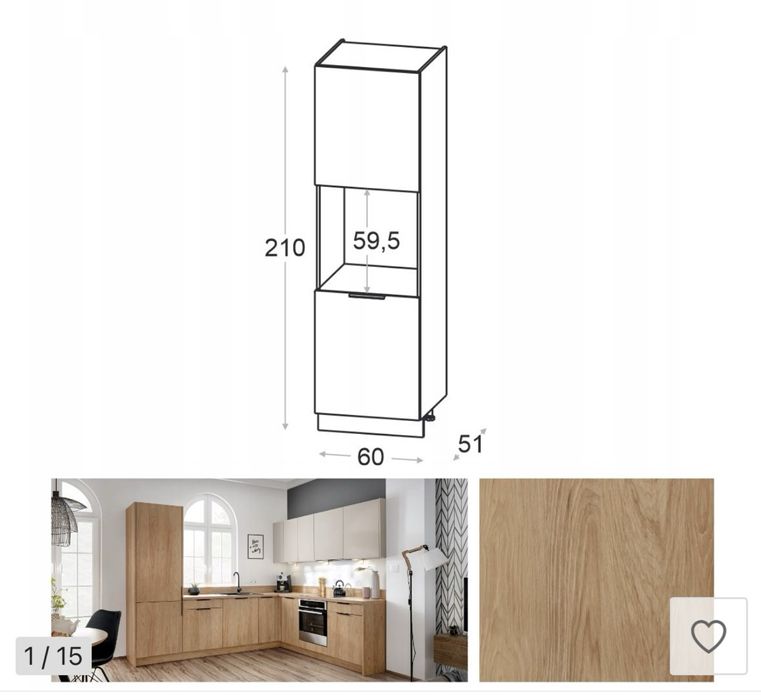 Meble kuchenne 260cm