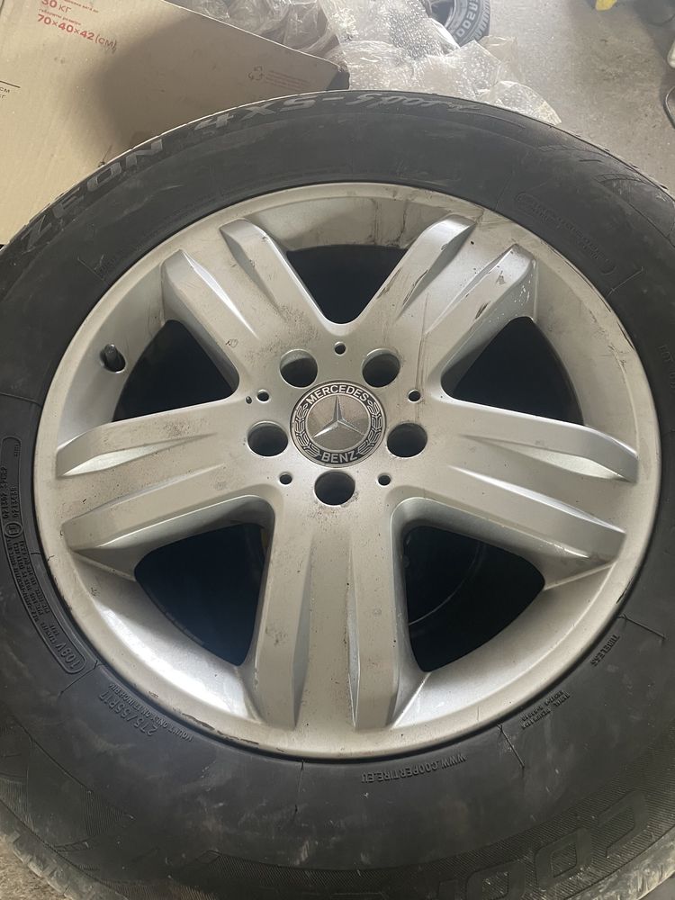 Диски докатка титани поштучно mercedes r17  w163 ml