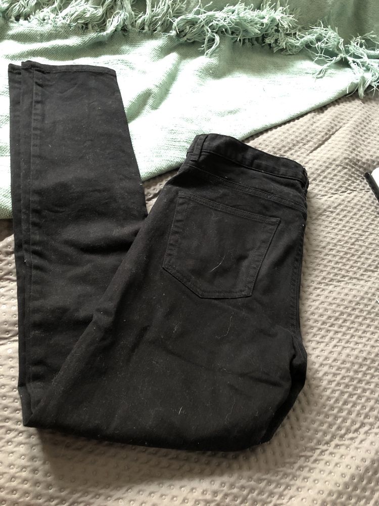 Dżinsy męskie czarne H&M rozmiar 30